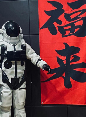大型宇航员雕塑太空人模型玻璃钢摆件商场酒吧店铺门口装饰打卡