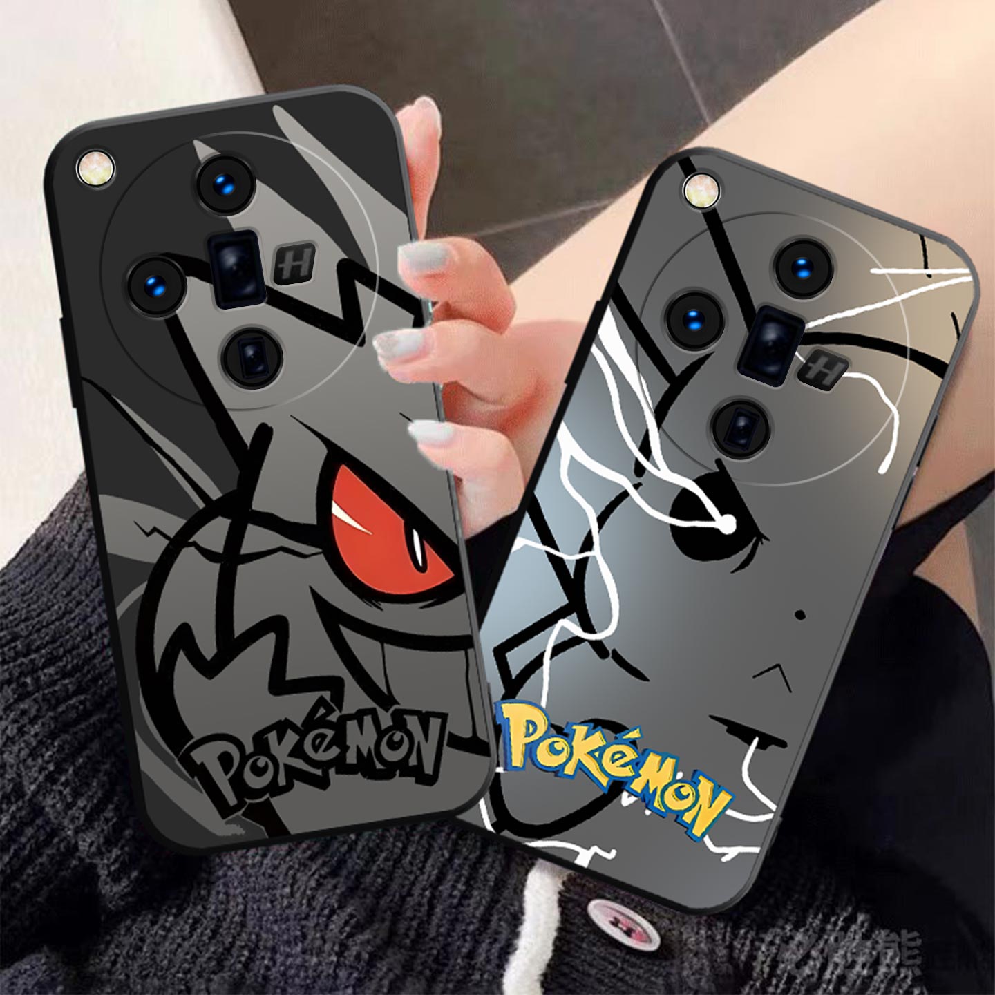 耿鬼适用于OPPO Findx7Ultra手机壳Findx7全包PHY110磨砂高级感耐脏防摔软壳皮卡丘保护套PHZ110创意男女新款