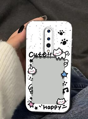 猫抓相框放照片适用一加8手机壳OnePlus镜头全包IN2010硅胶软壳1+8防摔高级感保护套超薄可爱小卡新款手机套P