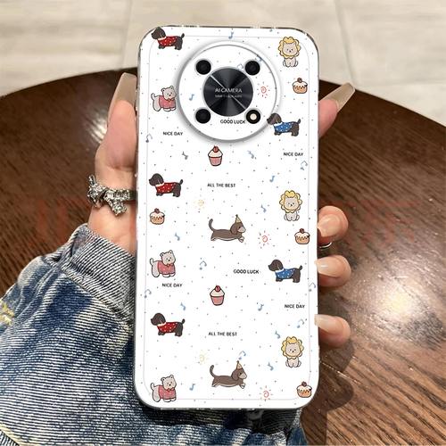 适用华为智选Nzone50 pro手机壳镜头全包sp210简约防摔可爱小狗狗硅胶软壳高级感保护套超薄可爱新款手机套潮