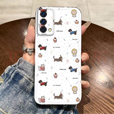 适用于真我Q3Pro狂欢版手机壳Realme镜头全包简约防摔可爱小狗狗硅胶软壳高级感保护套超薄RMX3142新款手机套