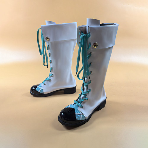 2468 初音未来miku少女侦探cos鞋子Cosplay鞋二次元动漫展演出鞋