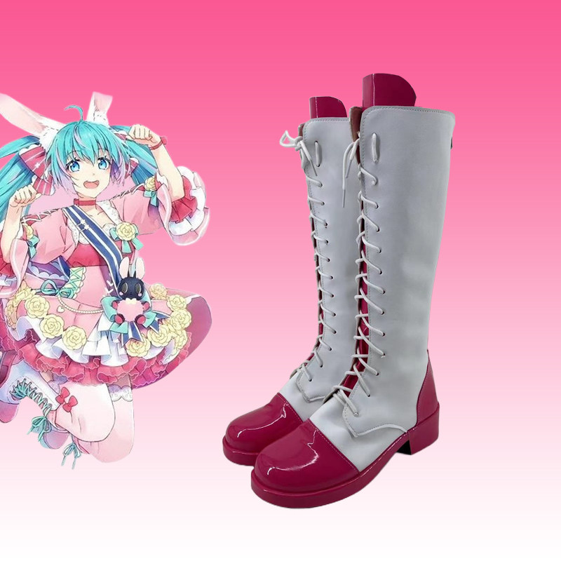 1442 初音未来14周年兔兔洋装cos鞋道馆馆长电电直播主cos鞋splay,模玩/动漫/周边/娃圈三坑/桌游,COSPLAY配件/道具/人偶服,淘宝优惠券,粉丝福利购,淘宝优惠卷