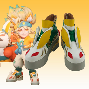 210王者荣耀沈梦溪月团寄思COS鞋cosplay鞋漫展订做来图定制演出