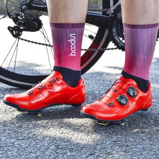 博顿运动1366款碳纤底骑行鞋双旋钮耐磨轻便助力锁鞋止滑后跟鞋