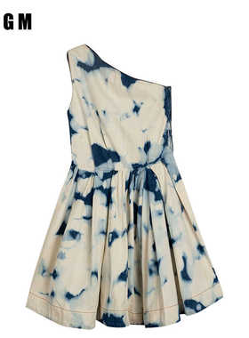 孤品特价意大利潮牌MSGM甜美时尚连衣裙