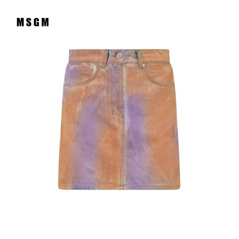 孤品特价MSGM全新未使用特价女式牛仔短裙
