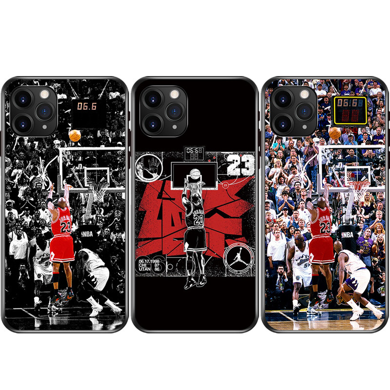 mj乔丹最后一投绝杀手机壳适用于iPhone11苹果xsmax华为p40小米9c