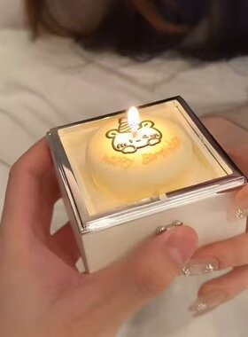 生日礼物蛋糕戒指盒瞬间翻转