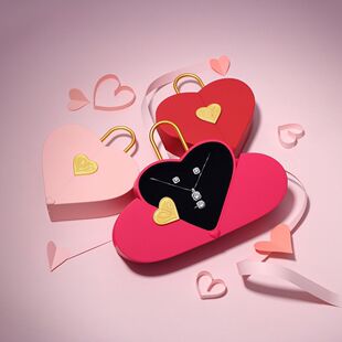 礼物盒子七夕情人节首饰珠宝盒创意高档求婚告白对戒指钻项链饰品