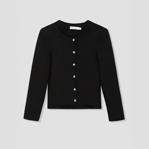 FOREVERCAN“南安普顿”极简纯色百搭假两件开衫上衣ST21239