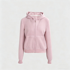 FOREVERCAN“白桃卫衣”慵懒休闲百搭显瘦连帽卫衣卫裤