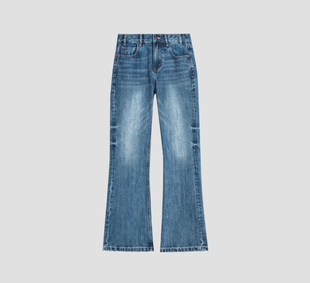 SP19288 做旧洗水复古百搭直筒牛仔裤 FOREVERCAN 长腿搭档