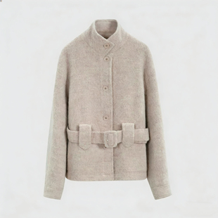 羊毛呢外套WC24000 平驳领系带西装 FOREVERCAN 塔斯马尼亚