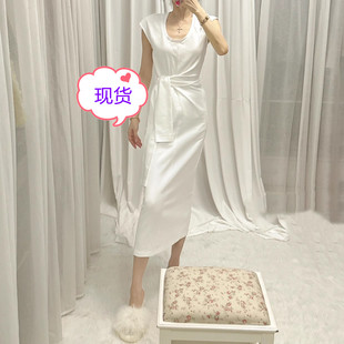 ALU｜Cleanfit極簡老錢風_Italy嵿級高密霧面PIMA棉紙片人連衣裙