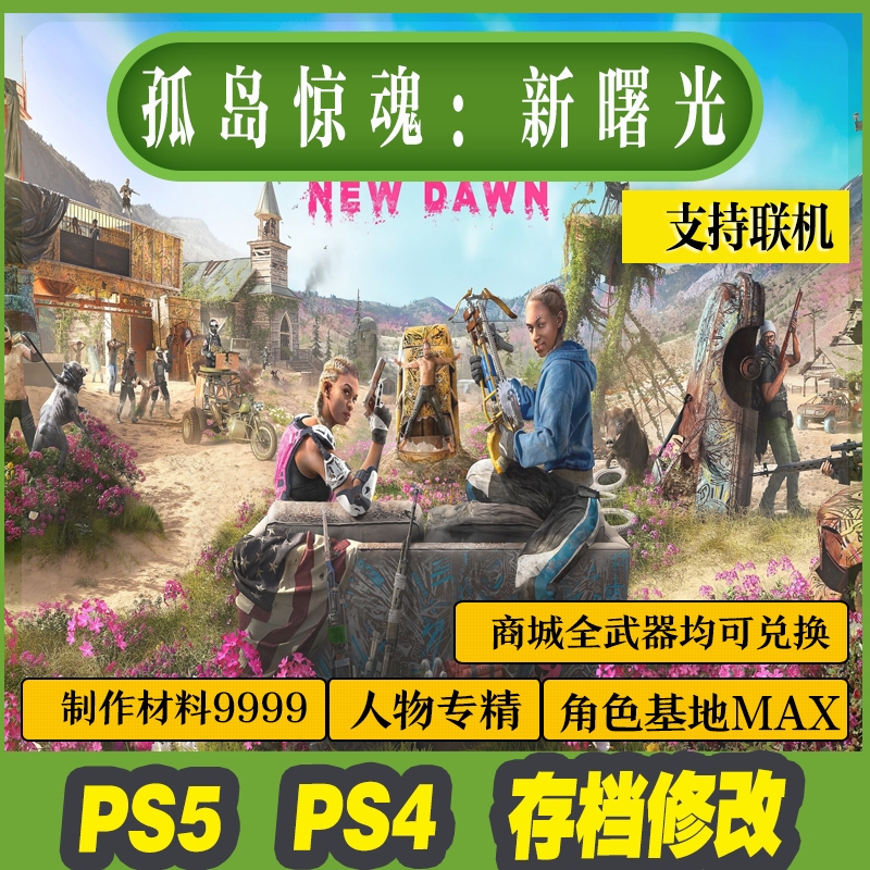 孤岛惊魂新曙光 PS5/PS4 存档修改 成品存档全武器全技能全材料