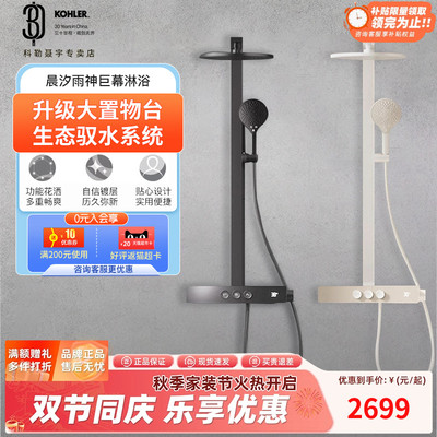 科勒淋浴花洒套装新款雨神