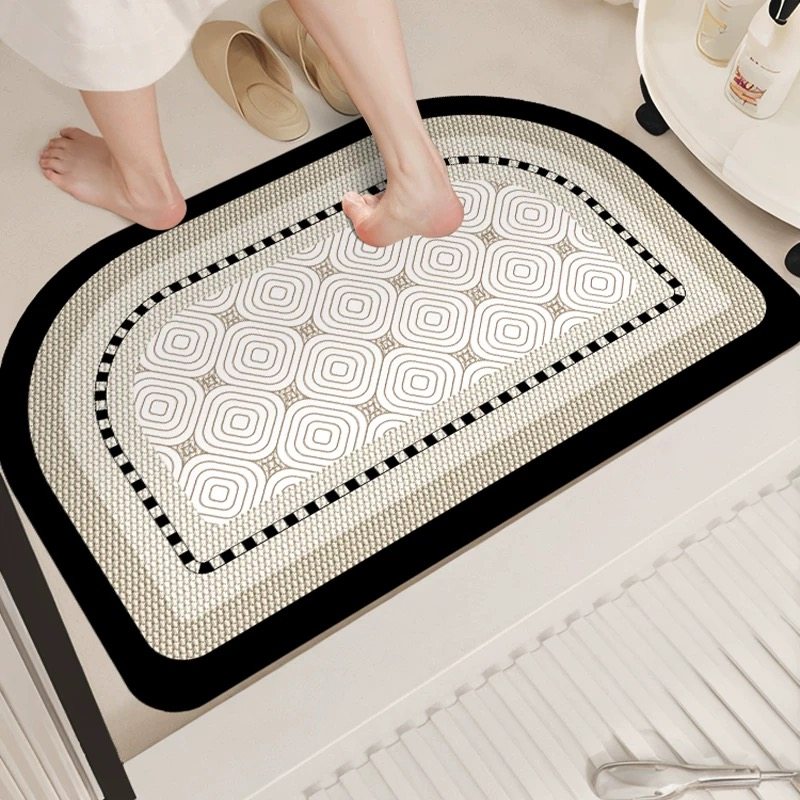 日本进口浴室厕所吸水地垫子卫生间吸水硅藻泥门垫洗手间防滑脚垫,居家布艺,家用脚垫,淘宝优惠券,粉丝福利购,淘宝优惠卷