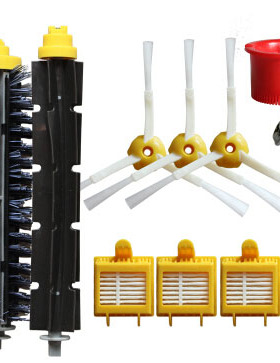 适配iRobot Roomba 700 760 770 780扫地机配件滚刷胶刷边刷海帕