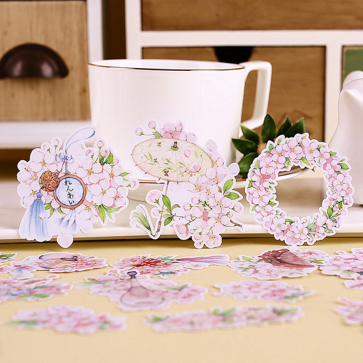 PDA Stickers PDA surrounding Japanese transparent Sticker Pack Sen female line Like a breath of fresh air Sakura storyin the Electronic Dictionary/Electronic paper book/Stationery , The paper book , Sticker  category - from Buy2taobao.com to provide professional Taobao agent buy service