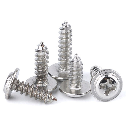 镀镍圆头十字自攻螺丝