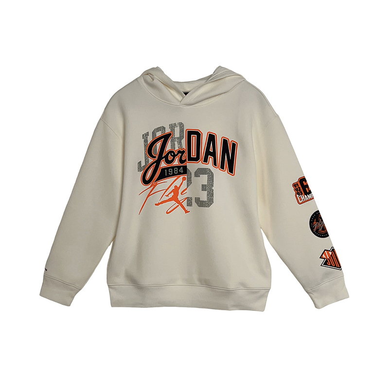 Nike耐克儿童针织印花套头衫运动上衣休闲连帽宽松卫衣IO6217-133