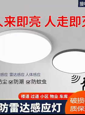 佛山系列led感应灯家用走廊过道楼梯声控雷达红外人体感应灯超薄