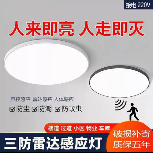 佛山led超薄感应灯声控雷达