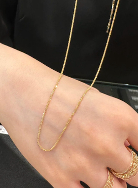 回馈款 日本cocoshnik同款小众项链女轻奢高级感锁骨链s925银镀金