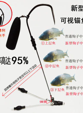 可视锚鱼钩鸡爪钩无腿
