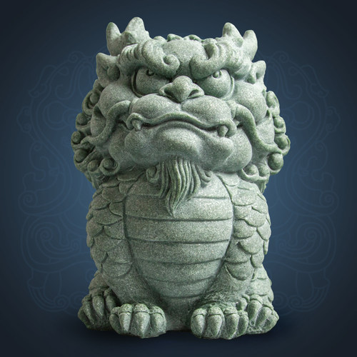 逗兽记茶宠摆件鱼缸造景二哈神兽