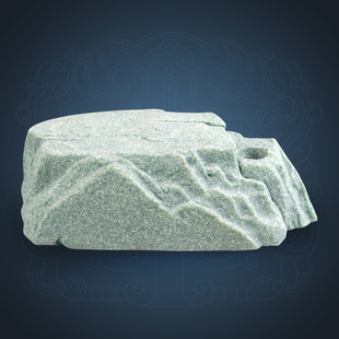 逗兽记青砂石中式凌云顶笔座摆件国潮办公居家送礼桌面置物装饰品