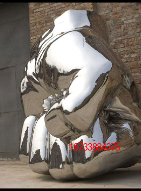 艺术风不锈钢陈设定做体育馆雕塑