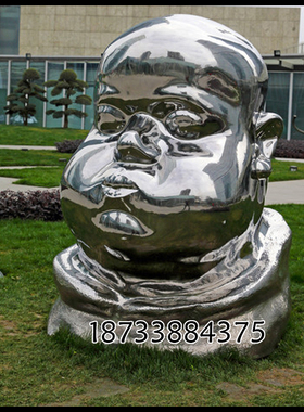 不锈钢人物雕塑摆件加工定制