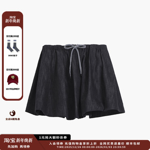 25AW黑色丹宁迷你伞裙JULY 设计师品牌ETHOR 现货