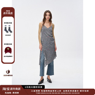 25PF印花吊带连衣裙JULY 设计师品牌ASYUS 现货