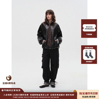 设计师品牌ASYUS25PF皮卫衣