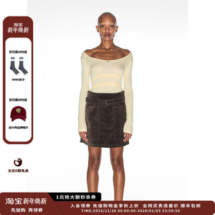 24AW现货羊毛罗纹花边长袖 IMMI 上衣MWDFWJTP0820X 现货