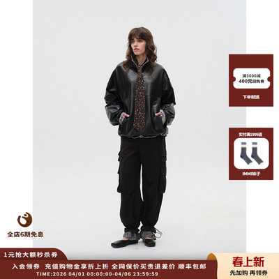 设计师品牌ASYUS25PF皮卫衣