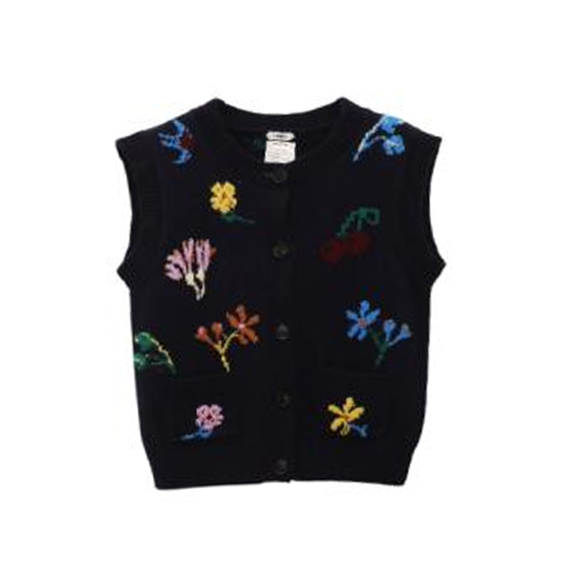 25AW羊毛提花马甲MWEFWKVT1598X