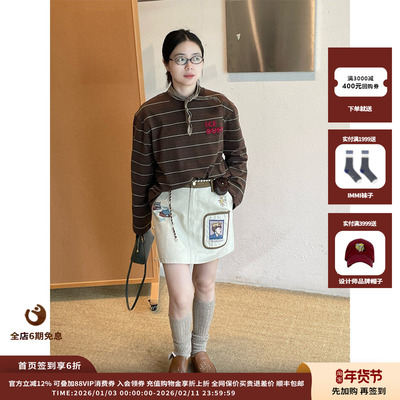 【现货】设计师品牌GARCON BY GARCON 25AW水洗帆布短裙JULY