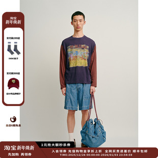 25SS太阳岛拼色长袖 GARCON JULY 现货