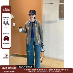 25AW彩色线饰牛仔棉裤 SENTENCE 设计师品牌SHORT JULY 新品