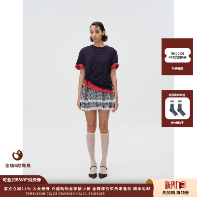 【现货】设计师品牌ASYUS 25PF印花短半裙JULY