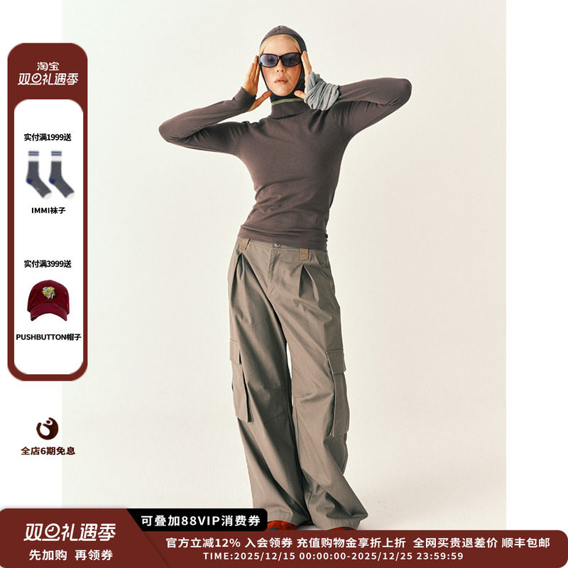 SHORTSENTENCE宽松阔腿工装裤