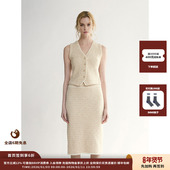 现货 设计师品牌Crush Collection 26PS 花呢V领马甲