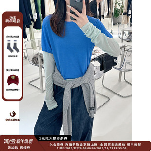 24AW水溶羊毛假两件长袖 IMMI 上衣MWDFWKKN0420X 现货