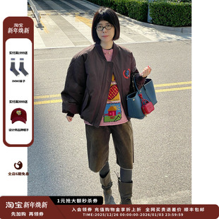 25AW印花空军夹克JULY 设计师品牌OIIORIRI 现货