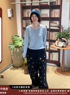 【现货】设计师品牌LOW CLASSIC LC 25AW亨利领长袖T恤JULY