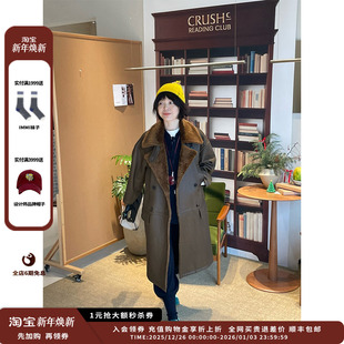 拉贡半卷翻领长大衣 25AW 设计师品牌IMMI MWEFWLCO0802X 现货